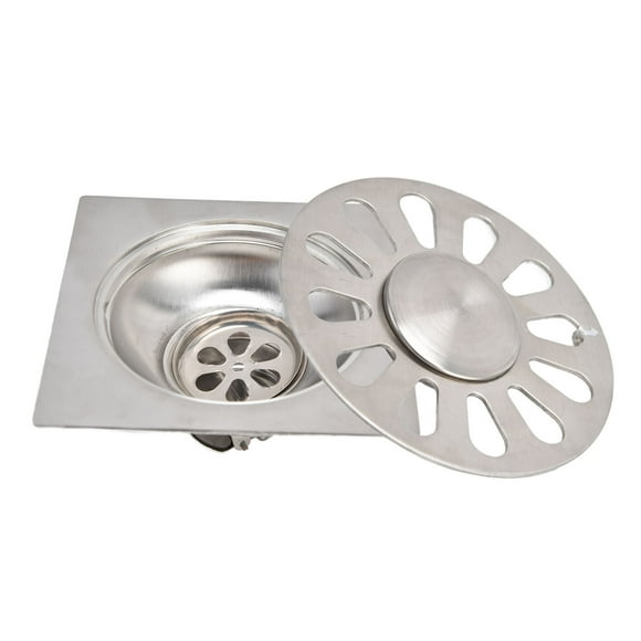 Floor Drain, Bathroom Floor Drain Adjustable Rustproof for Garage for Basement for Toilet