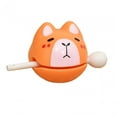 thumbnail image 2 of Colcolo Wooden Buddhist Percussion Instrument Chinese Temple Wooden Drum Meditation Orange, 2 of 8