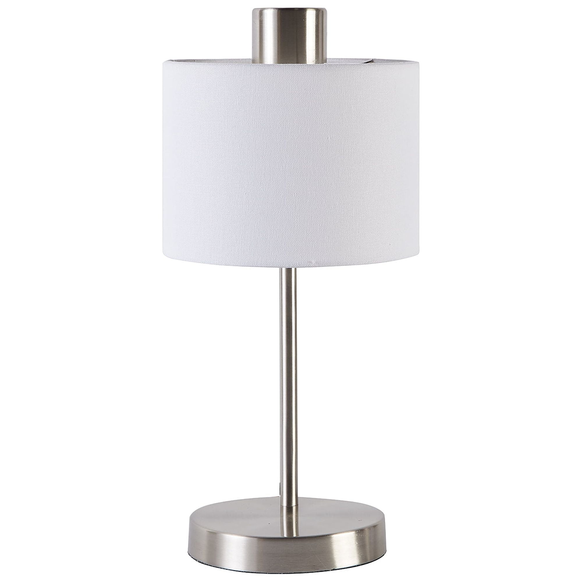 Better Homes & Gardens Silver Nickel Downbridge Touch Table Lamp