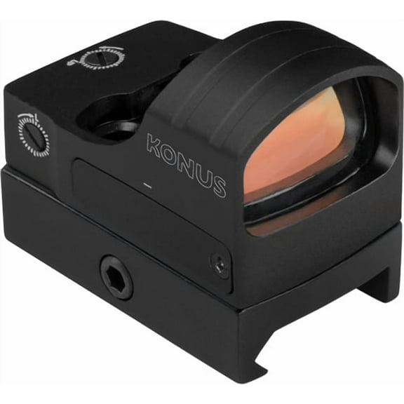 Konus Optics Reflex Konus Optics Konus Fission-MR Micro Red Dot Multi-Reticle Weaver Mount  Deltapoint Pro Base Buy At Cross Toss Trading