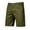 63#Green, variant on Ftwytp Men's Elastic Waist Cargo Shorts Summer Relaxed Fit Outdoor Work Shorts Athletic Workout Gym Shorts with Multi Pocket