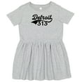 thumbnail image 3 of Inktastic Detroit 313 Girls Toddler Dress, 3 of 5