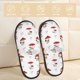 thumbnail image 2 of Balery Different Mushrooms Pantuflas de Casa de Felpa Silenciosas con Diseño Estampado, Zapatillas Cómodas Antideslizantes de Algodón para Interior-Large, 2 of 8