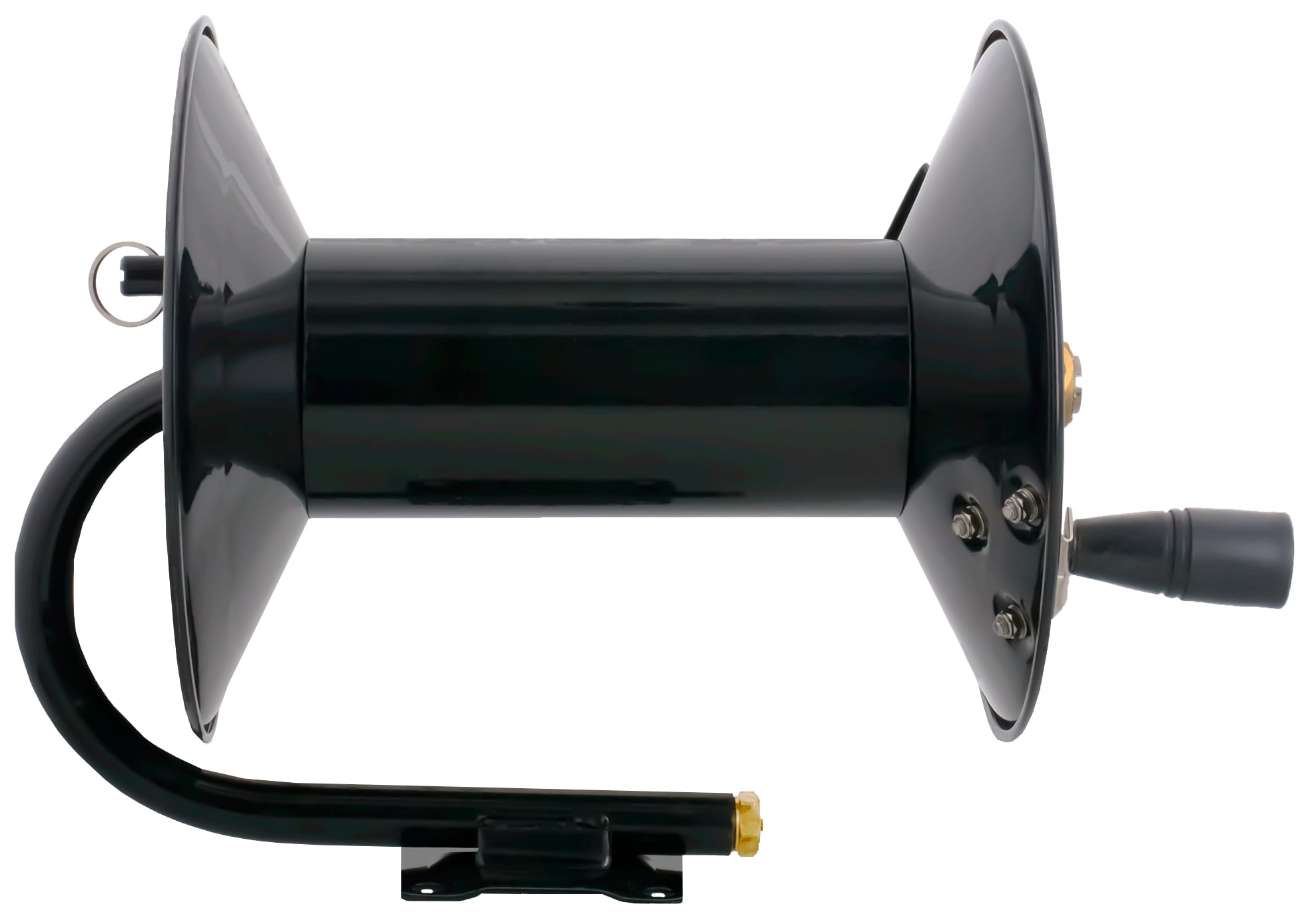 Steel Dragon Tools 4000 PSI 100' Black Powder Coated Pressure Washer Hose Reel