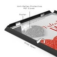 thumbnail image 4 of M&T Displays Snap Poster Frame 14x22 Inch Black 0.79" Aluminum Profile Easy Front Loading Wall Mounting Photo Picture Document Sign Holder Mitered Corner Anti Glare Cover, 4 of 4