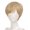 Flax Platinum, variant on BQBQERT Natural Hairpiece Short Hair Wigs Full Head Toupee for Halloween Holiday Cool Hair Color for Cosplay Coser