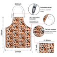 thumbnail image 3 of Leopard Print Adjustable Waterproof Apron for Adults 33x27 Inch – Cooking Apron with 2 Large Pockets, Durable Polyester Bib for Kitchen, Baking, BBQ, and Home Use, 3 of 6