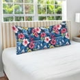 thumbnail image 4 of Plush Pillow Cases Standard Size Ultra Soft Warm Pillowcases with Zipper Sea and Tropical Flower 20"x26", 4 of 9