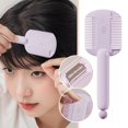 thumbnail image 2 of 2 in 1 Baby Haircut and Hairdressing Comb with Rounded Teeth Gentle for Delicate Scalp Portable Grooming Tool for Toddler Bangs and Broken Hair Multiple Colors Available, 2 of 8