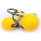 thumbnail image 4 of Bola de cuerda para mascotas, 7 cm, EVA portátil, entrenamiento para perros, pelota interactiva resistente a mordeduras, juguetes para masticar con cuerda de soporte (amarillo),, 4 of 5