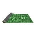 thumbnail image 2 of Ahgly Company Indoor Rectangle Abstract Emerald Green Contemporary Area Rugs, 5' x 7', 2 of 4