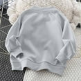 thumbnail image 4 of Girls Boys Classic Plain Zipper Top Jacket Warm Coat Long Sleeve PE School Sweatshirt Casual Fashion Children Unisex Gray 2-3 Years, 4 of 7