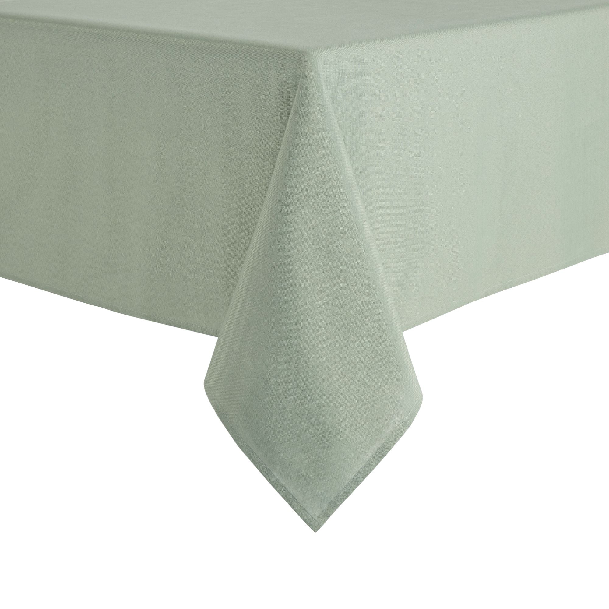 (2 pack) Mainstays Yale Fabric Tablecloth, Green, 60"W x 102"L Rectangle