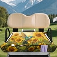 thumbnail image 3 of chaqlin Hummingbird Sunflower Design Golf Cart Seat Covers Breathable, Soft Golf Cart Cushion Covers Fit for 2-Seat Golf Carts, 3 of 8