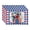 A, variant on Sm:)e Striped American Star Flag 4th of July Placemats Set of 4 Patriotic Table Mat 12 x 18 Inch