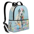 thumbnail image 2 of Lsque A Funny Little Dalmatian Puppy Pattern Backpack – School Travel Canvas Daypack with Ergonomic Padded Straps, Multiple Compartments & Leather Handle, 2 of 5