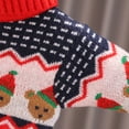 thumbnail image 5 of YDOJG Sweater for Boys Girls Toddler Xmas Child Baby Cute Cartoon Turtleneck Christmas Outfits Tops Red, 5 of 9