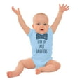 thumbnail image 3 of Funny Lock Up Your Daughters Bowtie Bodysuit Jumper Boys Infant Baby Brisco Brands 6M, 3 of 6