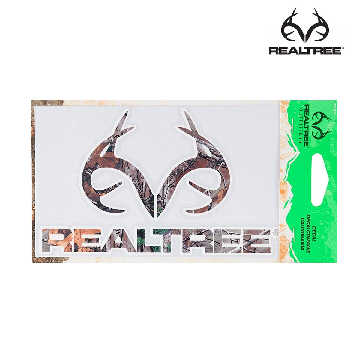 Vinyl Details about   Two Realtree Decals White 
