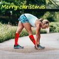 thumbnail image 2 of 3 Pairs Christmas Medical Sport Compression Socks - 15-20mmhg Graduated Knee-High Support for Men & Women, Ideal for Soccer, Running, and Nurses, 2 of 6