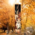 thumbnail image 4 of Watercolor Squirrel Fall Garden Stake - 42" Autumn Yard Art, 4 of 7