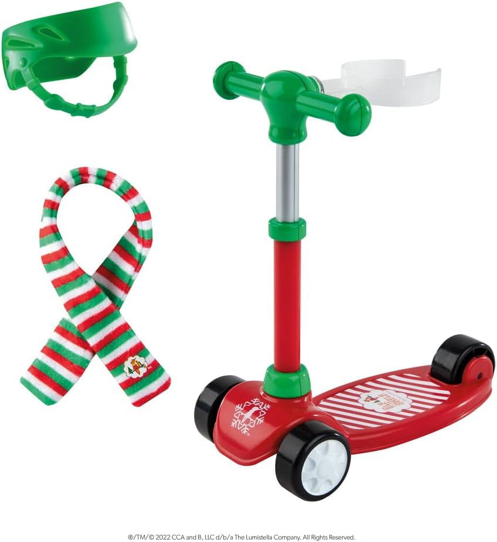 The Elf on the Shelf Scout Elves at Play Standing Scooter, Includes Helmet and Scarf