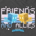 thumbnail image 2 of Men's Minecraft Legends Friends and Allies Mobs Graphic Tee Charcoal Large, 2 of 5