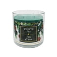 thumbnail image 3 of 2-Wick 13.5oz Winter Pine Scented Jar Candle with Metal Lid, 3 of 5