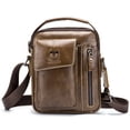 thumbnail image 2 of Bandolera Bolso bandolera de cuero genuino vintage para hombre, bolso bandolera de viaje deportivo a BULL CAPTAIN Bandolera, 2 of 7