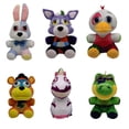 thumbnail image 3 of 40 estilos 18cm FNAF juguetes de peluche muñeca Freddy Bear Foxy Chica Bonnie peluche suave juguetes de Anime muñeca para niños regalos, 3 of 5