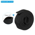 thumbnail image 2 of Uxcell 0.7" Flat Dia 3.3FT Nylon Protective Hose Sleeve, Cable Cover Sheath Protection, Black, 2 of 4