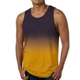 thumbnail image 2 of kpoplk Men's Gym Tank Tops Workout Sleeveless T-Shirts Athletic Muscle Tank Training Bodybuilding Shirts Gold,3XL, 2 of 4