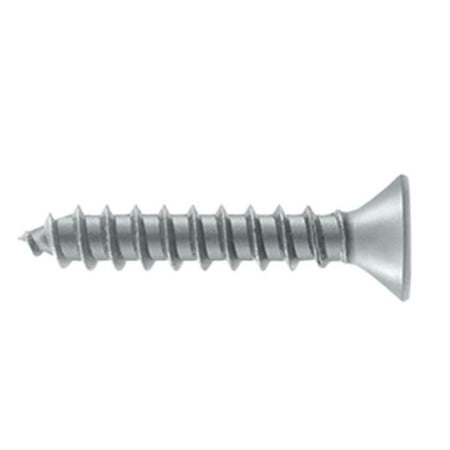 

1.25 in. Wood Screw No. 12 Satin Chrome - Steel