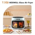 thumbnail image 3 of Freidora BOSWELL de vidrio de 7,5 L con cuenco transparente para freír de 1800 W, 3 of 7