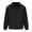 Black, variant on Quinlirra Mens Jackets Fall Man Stand Collar Solid Color Jacket The Annals Leisure Fashion Easy Comfortable Lovers Loose Coat
