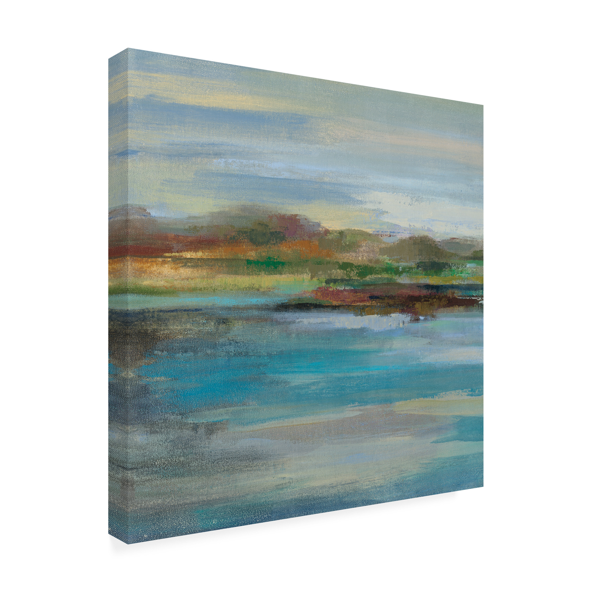 Trademark Fine Art 'Northern Shore Square I' Canvas Art by Silvia Vassileva