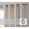 thumbnail image 2 of Hilltop Buffalo Check Textured Grommet Curtain Panels, 2 of 4