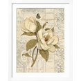 thumbnail image 2 of Art.com Magnolia Etching Art Print by Chad Barrett, White Frame Wall Art, 32" x 40", 2 of 5