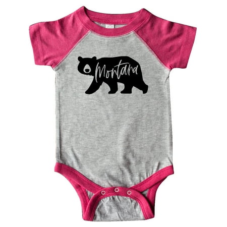 

Inktastic Montana Black Bear Silhouette Gift Baby Boy or Baby Girl Bodysuit