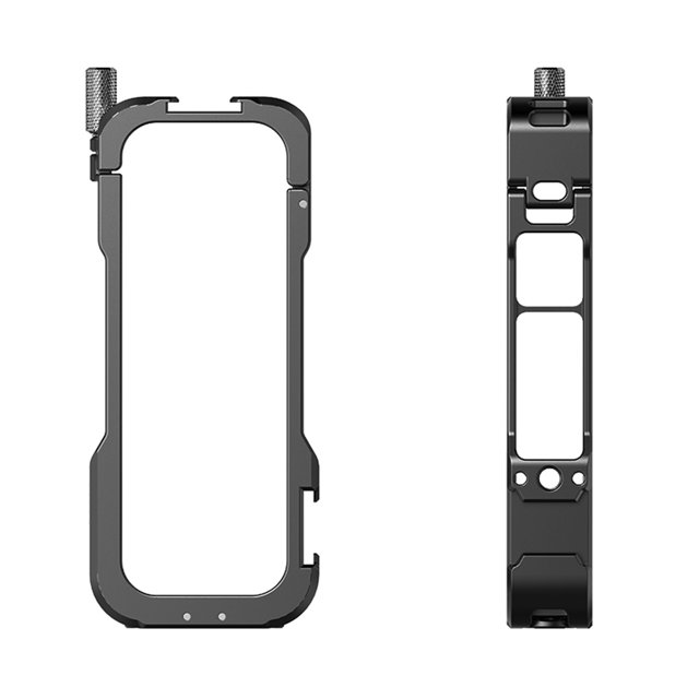 CAGA CAMARA PANORÁMICA DE VIDEO METAL CAGE CÁMARA DE ALEACIÓN DE ALUMINIO CAZA CONDUALES SOPORTES DE ZAPATOS FRÍOS CUBIERTA DE LENTE DE SILICONA REEMPLAZO DE MARCO Protector