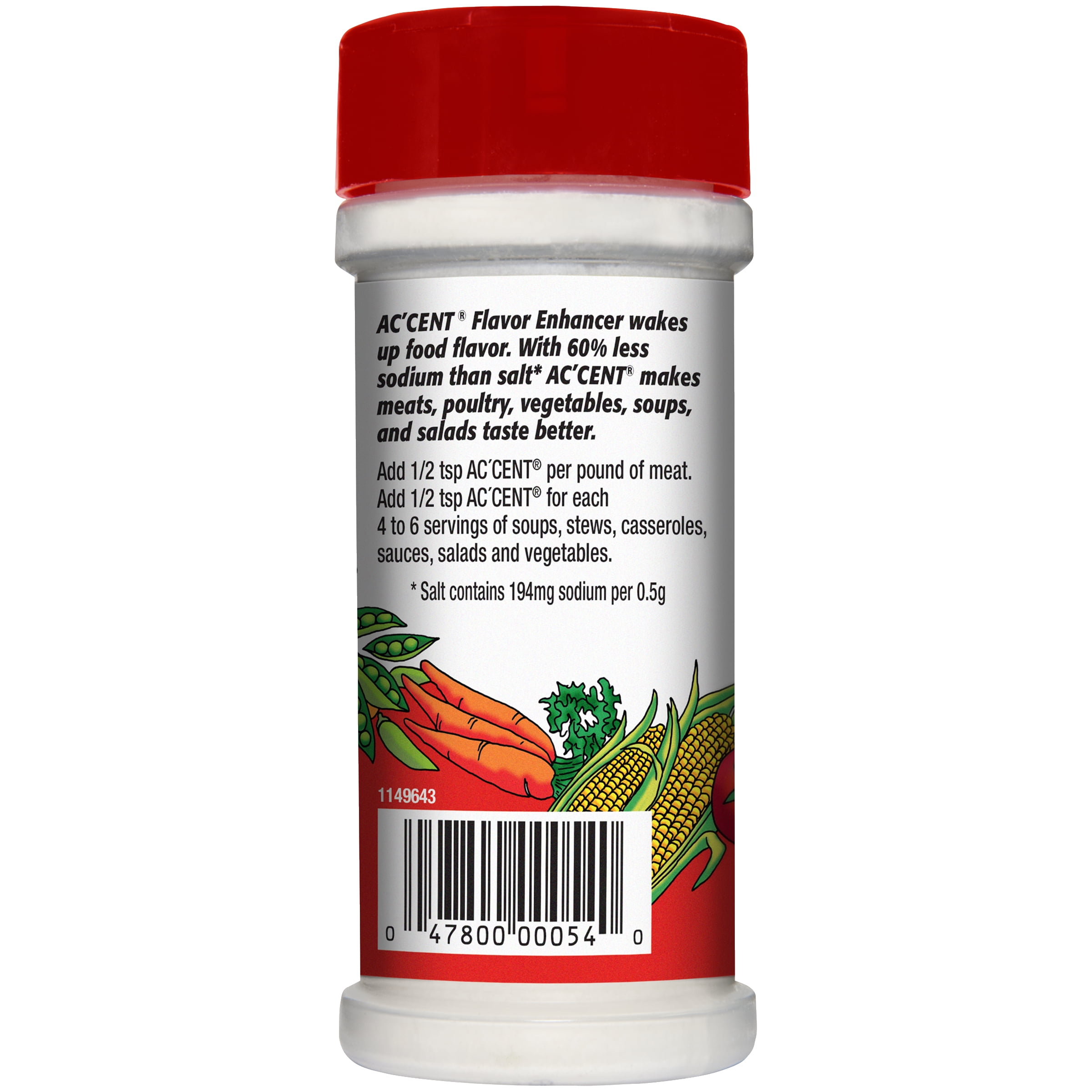 Ac'cent Flavor Enhancer MSG, Kosher, 4.5 oz