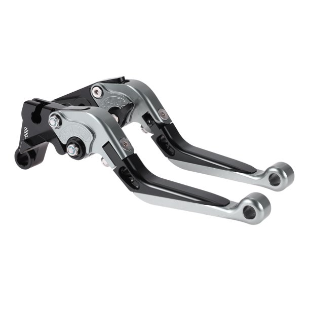 Palancas de freno y embrague ajustables para Yamaha YZF R1 99-01, aleación de aluminio, color negro y titanio