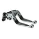 thumbnail image 1 of Palancas de freno y embrague ajustables para Yamaha YZF R1 99-01, aleación de aluminio, color negro y titanio, 1 of 6