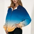 thumbnail image 1 of mfyjkho Tops Deportivos Para Mujer, Blusa Estampada De Moda Para Mujer, Tops De Manga Larga, Sudadera Con Bolsillos, Abrigo Con Capucha Tops Para Salir Para Mujer Xxl, 1 of 5