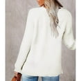 thumbnail image 6 of Sweaters for women Women's V Neck Sweaters Button Down Knitted Fall Winter Long Sleeves Women's Sweater christmas sweater women, 6 of 9