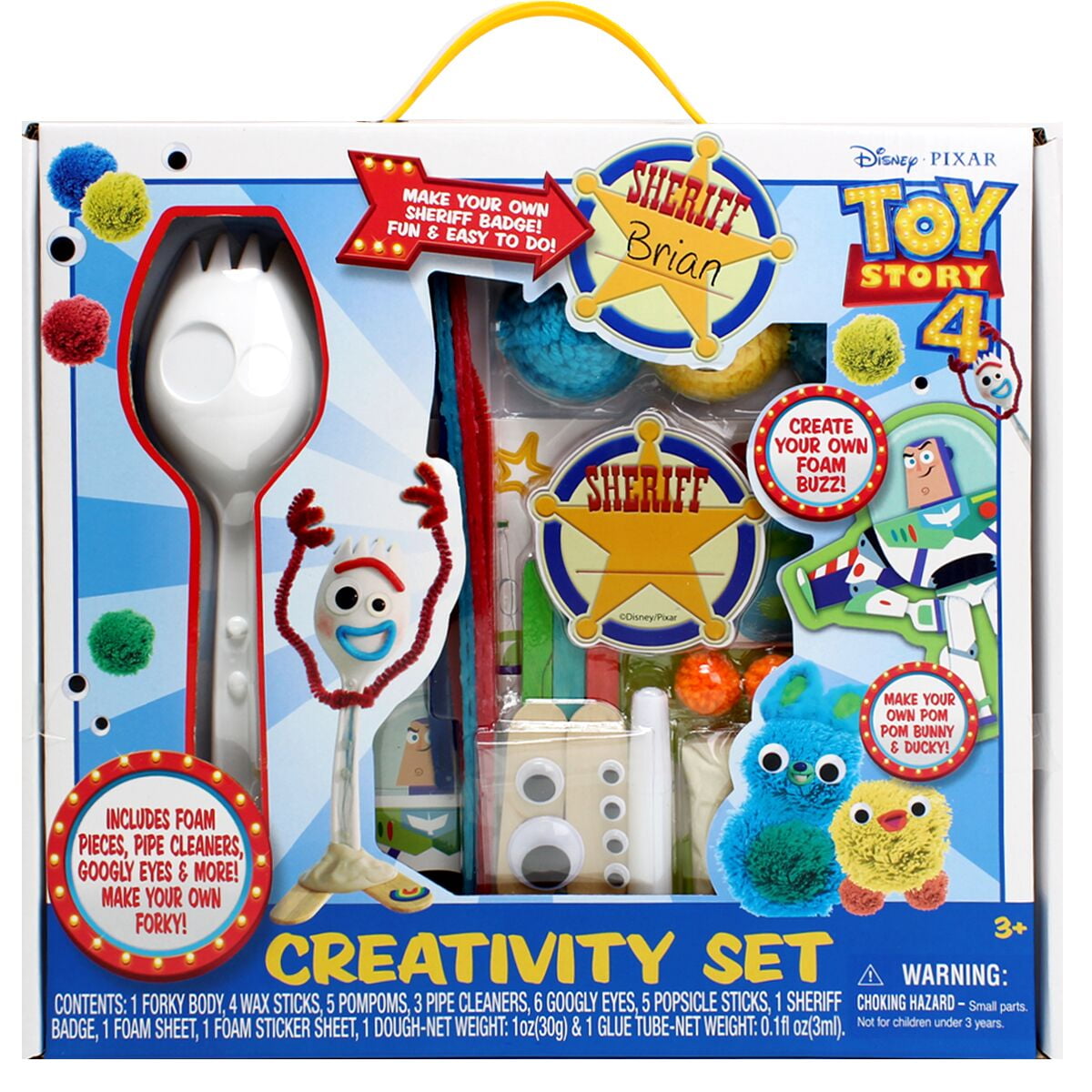 Toy Story 4 Craft Creativity Set Make Your Own Forky And Other