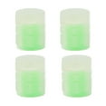 thumbnail image 1 of Cubierta luminosa para válvula de neumático, vástago de válvula de rueda iluminado de goma resistente al agua, fluorescente, para vehículo, 4 Uds., 1 of 8