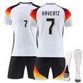 thumbnail image 1 of 2425Germany Home Jerseys Sports Team Uniform Set Football Training Suit Set Three-piece Sets "7" Child 24 #021G, 1 of 6
