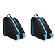 thumbnail image 1 of Bolsa para patines de hielo para niños, mochila de patinaje de viaje gruesa y transpirable, azul, 2 uds., 1 of 3