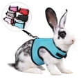 thumbnail image 2 of Mesh Breathable Pet leash Ferret Leash Set for Small Animals Rabbit Hamsters Summer Walking Pet Lead mascotas Accessories, 2 of 5